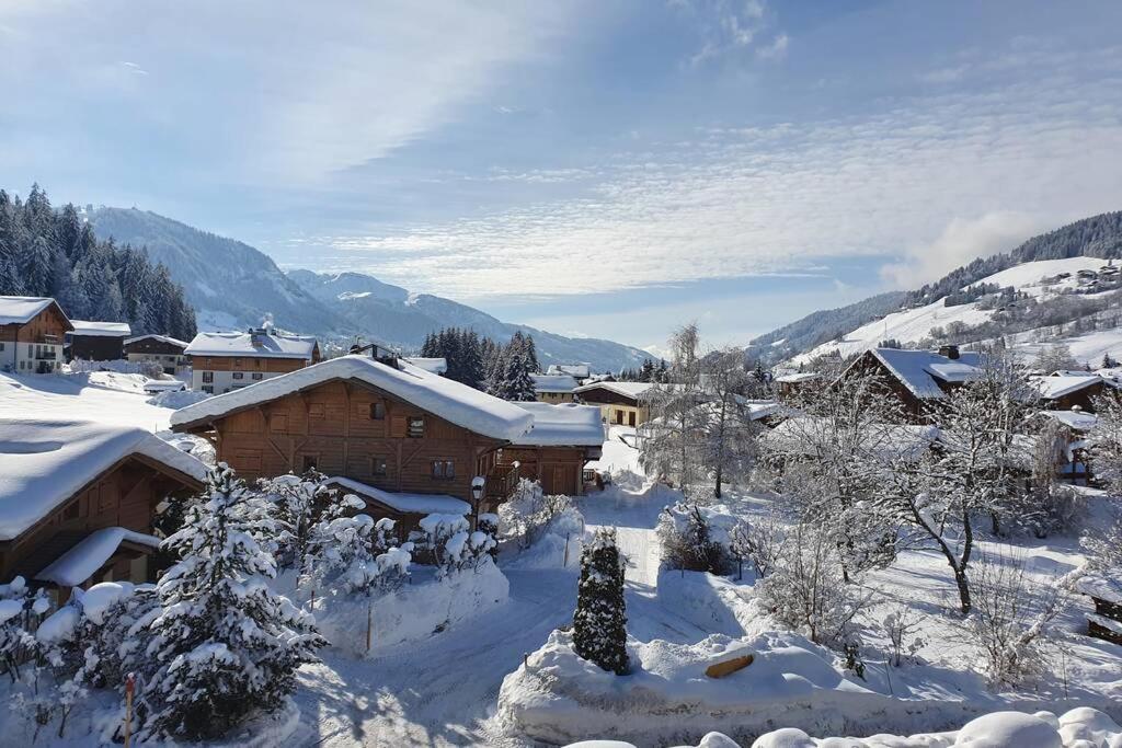 *** Le Refuge *** Logement Standing Megeve Деми-Картье Экстерьер фото